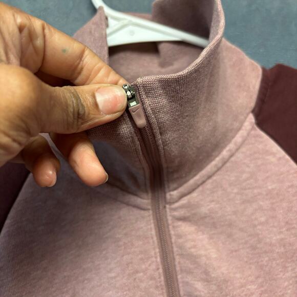 Nike Dri Fit Jacket Light Women Small Long Tail Running Athletic Pullover Raglan - Picture 4 of 7